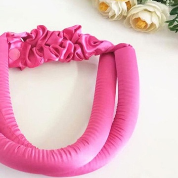 Wałki do spania Curling Gąbka Clip Wave Bez ciepła Curling Rose Red