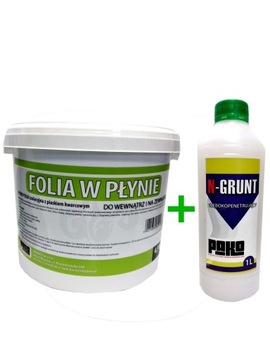 FOLIA W PŁYNIE Z KWARCEM 3,5 Kg+N-GRUNT 1L GRATIS!