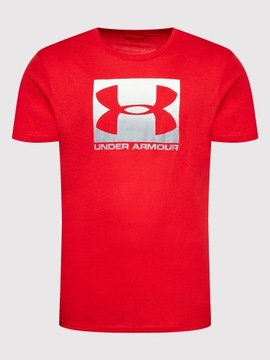 UNDER ARMOUR T-Shirt Ua Boxed Sportstyle 1329581 Czerwony Loose Fit