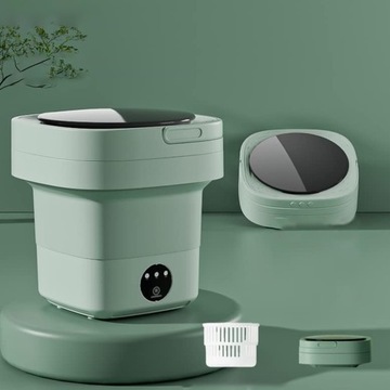 МИНИ-СТИРАЛЬНАЯ МАШИНА ЦЕНТРОФУГЕННАЯ ДЛЯ ДОМАШНИХ ТУРИСТОВ 6,5 Л ПОРТАТИВНАЯ С КАПЕЛЬНОЙ КОРЗИНОЙ