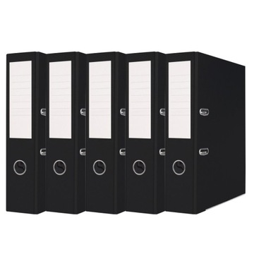 Segregator A4 z Dźwignią Okucie 75mm Czarny x5