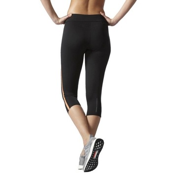 Legginsy 3/4 Adidas termoaktywne getry sportowe