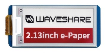Pico-ePaper-2.13-B - moduł z wyświetlaczem