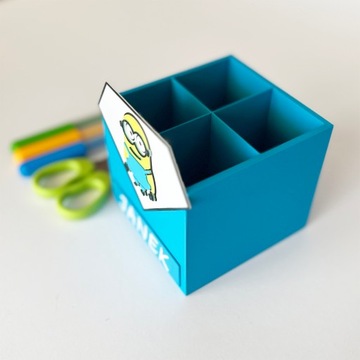 Настольный органайзер, подставка для мелков с именем, пенал Rakieta Kajawis.