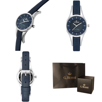 ЧАСЫ ЖЕНСКИЕ G. ROSSI ENRICA, КОЖАНЫЙ РЕМЕШОК