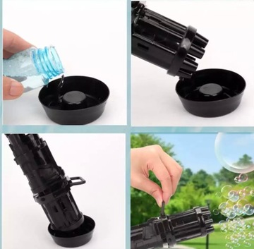 ПИСТОЛЕТ ДЛЯ МЫЛЬНЫХ ПУЗЫРЕЙ ИГРУШКА-ПУЗЫРЬ АВТОМАТИЧЕСКАЯ МАШИНА ДЛЯ ЖИДКОСТИ