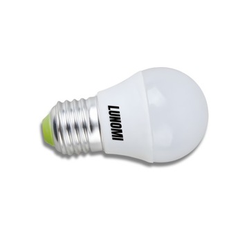 Светодиодная шариковая лампа, холодный свет E27, 6Вт, G45