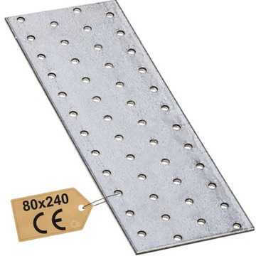 PP10 PŁYTKA PERFOROWANA ŁĄCZNIK PŁASKI OC 80x240