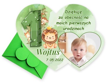 ФОТОМАГНИТ Спасибо, Годовалый + КОНВЕРТ