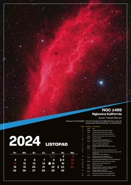 Оптический астрономический календарь Delta на 2024 год