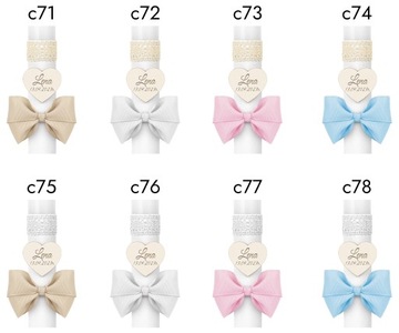 Свеча для причастия + коробочка - Свеча для причастия - Именная свеча для причастия