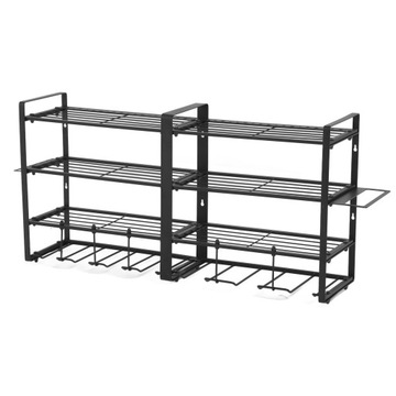 Настенный органайзер для электроинструмента, 4-слойный шкаф для хранения в гараже для дрели