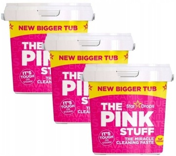 3x Uniwersalna Pasta Czyszcząca THE PINK STUFF 850g
