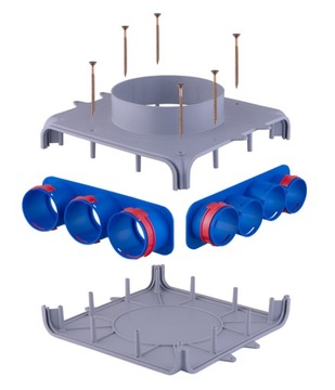 РАСПРЕДЕЛИТЕЛЬНАЯ КОРОБКА 9x75/200 FLEX РЕКУПЕРАЦИЯ