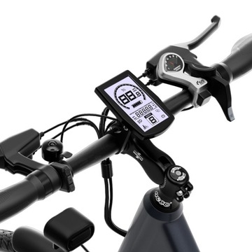 Электрический велосипед Qekud 26 муренно-серый С приложением