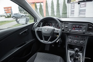 Seat Leon III Hatchback 1.6 TDI CR 105KM 2014 Seat Leon 1.6TDI 105KM 2014 Bezwypadkowy SalonPL Ledy 2xCzujniki Clima, zdjęcie 21
