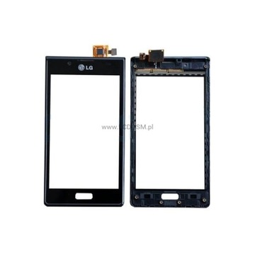 EKRAN DOTYK DIGITIZER lcd RAMKA LG L7 P700 CZARNY