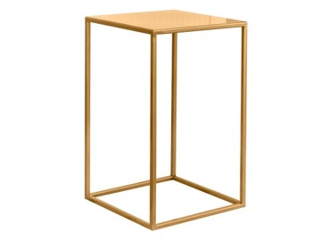 KWIETNIK STOJAK NA KWIATY METAL ZŁOTY LOFT 40CM