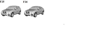 BMW X3 X4 F25 F26 PODBĚH PŘEDNÍ M