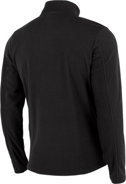 4F ФЛИСОВАЯ ТОЛСТОВКА, ЛЕГКАЯ ТЕПЛАЯ, ЧЕРНАЯ PLM001B, размер XL