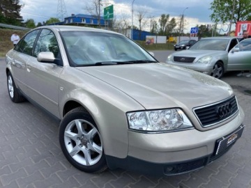 Audi A6 C5 Sedan 2.4 V6 165KM 1999 Audi A6 Limousine 2.4 V6 Bezwypadkowa Czujniki Parkowania Manual Klimatoni, zdjęcie 1