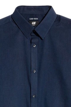 H&M Koszula Easy iron Slim fit elegancka klasyczna wizytowa gładka męska M
