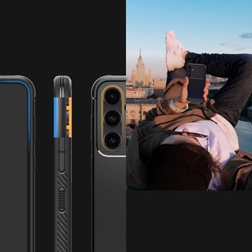 Чехол для Galaxy S23 FE, Spigen Rugged Armor, чехол, чехол, чехол, чехол