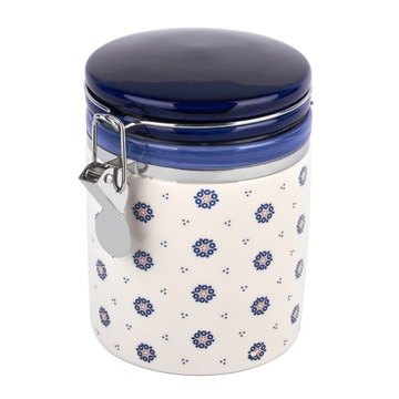 Pojemnik ceramiczny z klipsem Tadar Folklor 700 ml