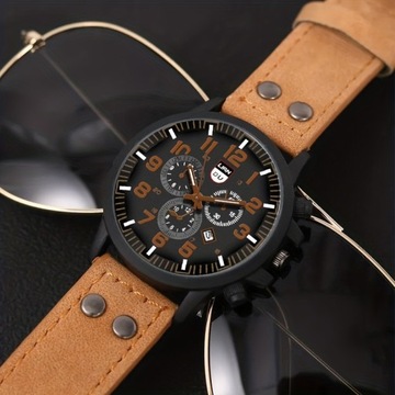 4 шт./компл., модный мужской спортивный календарь с кварцевым календарем и