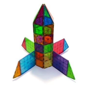 Магнитные кирпичи 100 шт. Magna-Tiles