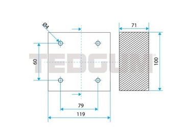 PODKLADKA PODNOSNIKA /UNIWERSALNA/ PODNOŚNIK-SAMOCHODOWY PODKŁADKA
