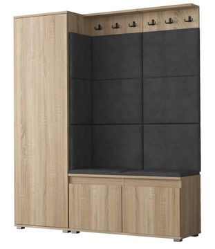 Гардеробная панель для прихожей НЕВАДА 154 БЕЛЫЙ