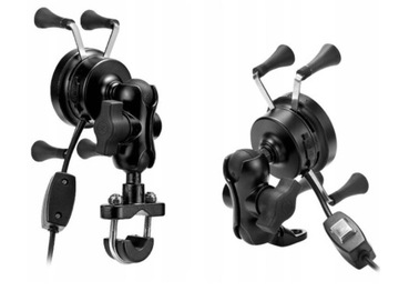 Держатель для телефона с индуктивным USB-зарядным устройством B6J