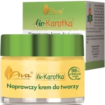 AVA BIO KAROTKA KREM NA DZIEŃ NAPRAWCZY regeneruje