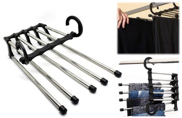 ОРГАНАЙЗЕР ВЕШАЛКА ДЛЯ БРЮК 5 ПАР ВЕШАЛОК ДЛЯ БРЮК