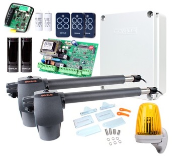 GENIUS G-BAT 400 komplet do bram skrzydłowych LED