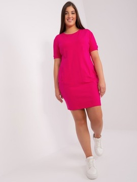 Wygodna DRESOWA SUKIENKA damska PLUS SIZE