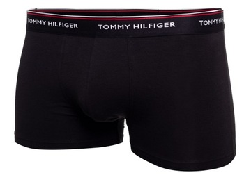 MAJTKI BOKSERKI MĘSKIE TOMMY HILFIGER 3-PAK XL CZARNE