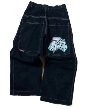 Spodnie Męskie Jeansy Streetwear JNCO Jeans Y2k Hi-Promocja!