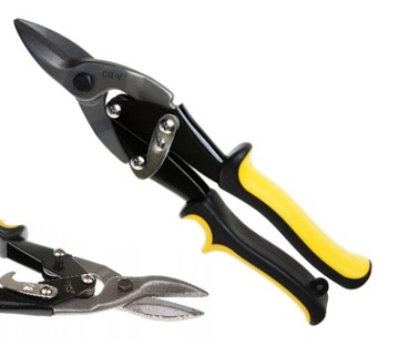 NOŻYCE DO CIĘCIA BLACHY PROFILI PROSTE 250 mm CrV