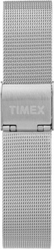 Srebrna oryginalna bransoleta stalowa mesh do zegarka Timex TW2R36200 16mm