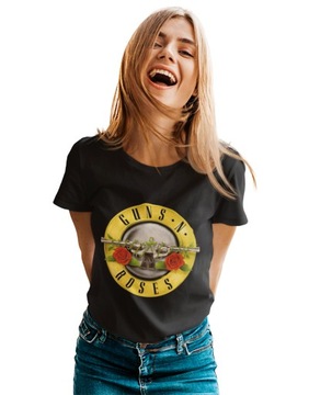 KOSZULKA DAMSKA DLA FANKI GUNS N' ROSES N T-SHIRT