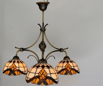 Lampa witrażowa styl Tiffany