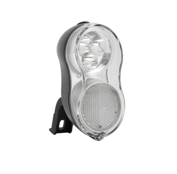 LAMPKA ROWEROWA 3 LED PRZÓD CZARNA + UCHWYT 34017