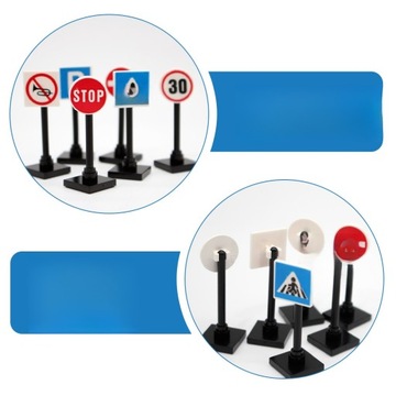 НАБОР КРЕАТИВНЫХ КУКОЛЬНЫХ ДОРОЖНЫХ ЗНАКОВ