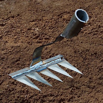 Ручные садовые грабли для удаления сорняков с 5 зубьями