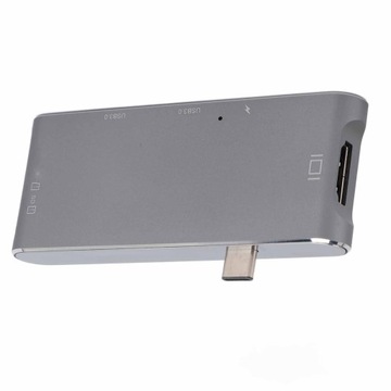USB-концентратор C, выход 4K HD, 5 Гбит/с, PD-зарядка
