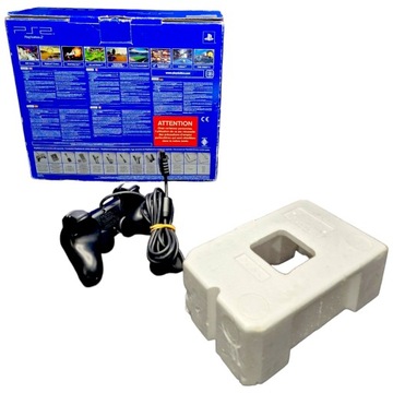 RETRO KONSOLA PLAYSTATION 2 SCPH 30004 PAD ZESTAW KARTON BOX PS2 GRA