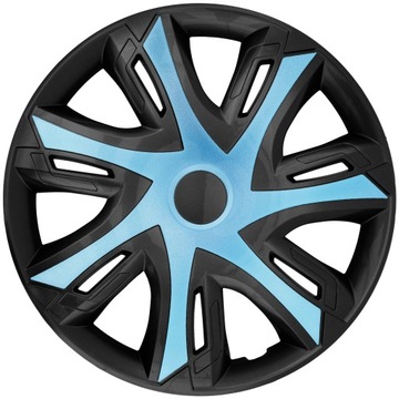 KOŁPAKI N-POWER BICOLOR BŁĘKITNO-CZARNE 16''