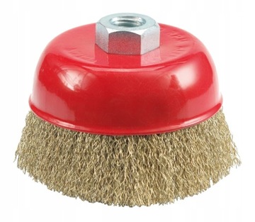 YATO - SZCZOTKA CZOŁOWA 75 MM, DRUT KARBOWANY